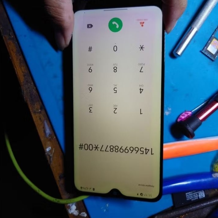 lcd Samsung a10s ori cabutan