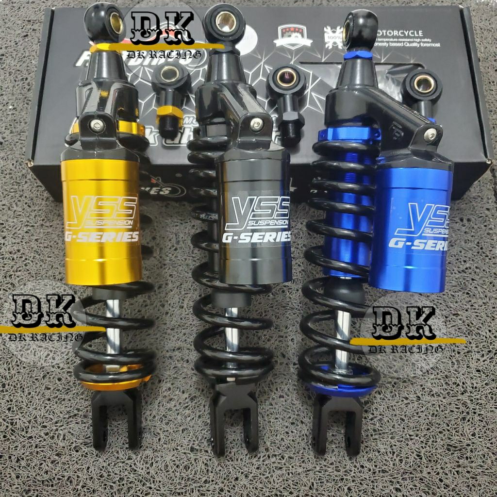 SHOCKBREAKER SHOCK BELAKANG VARIO 125 VARIO 150 TABUNG MODEL COPY YSS BLACK SERIES UKURAN 330MM DAN 