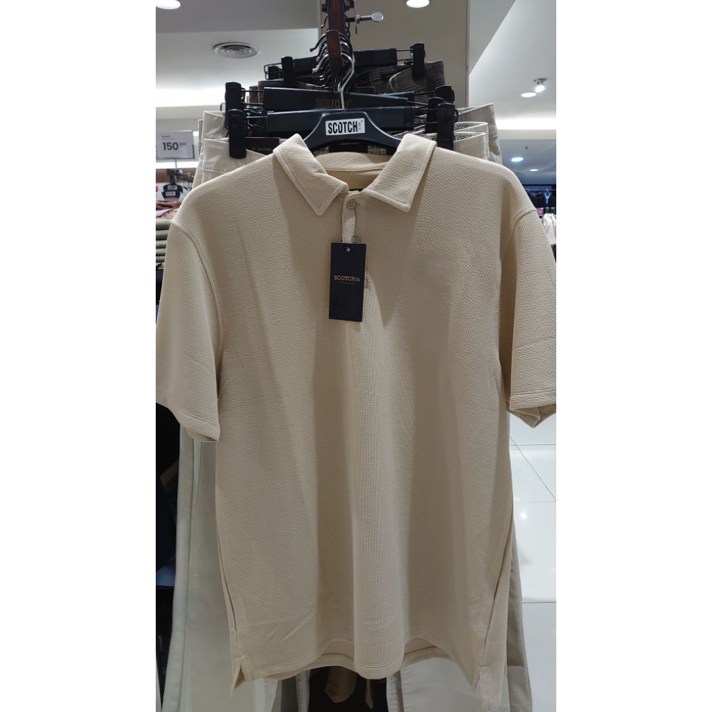 kemeja kerah pendek scotch