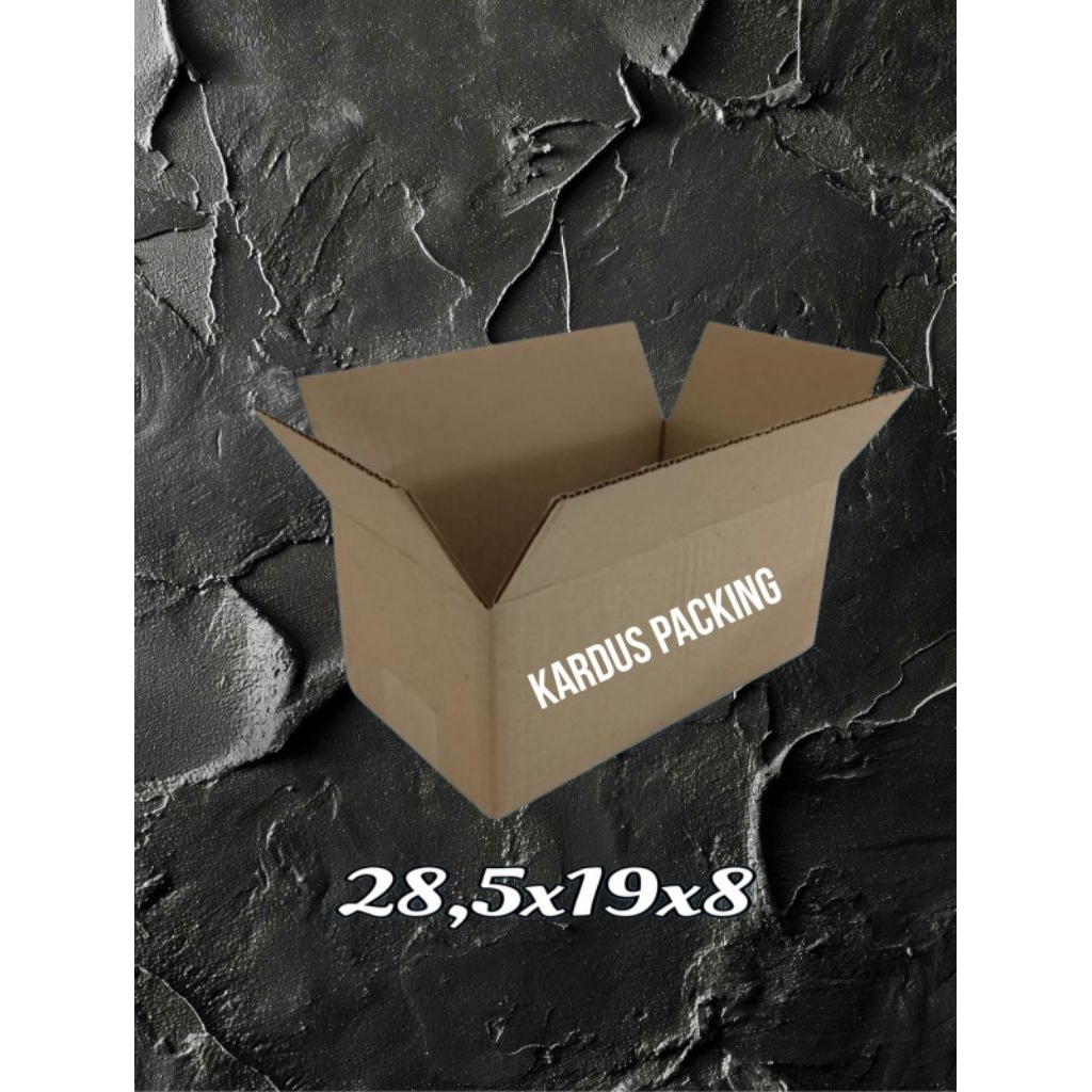

kardus packing UK uk 28,5x19x8 kardus besar ..