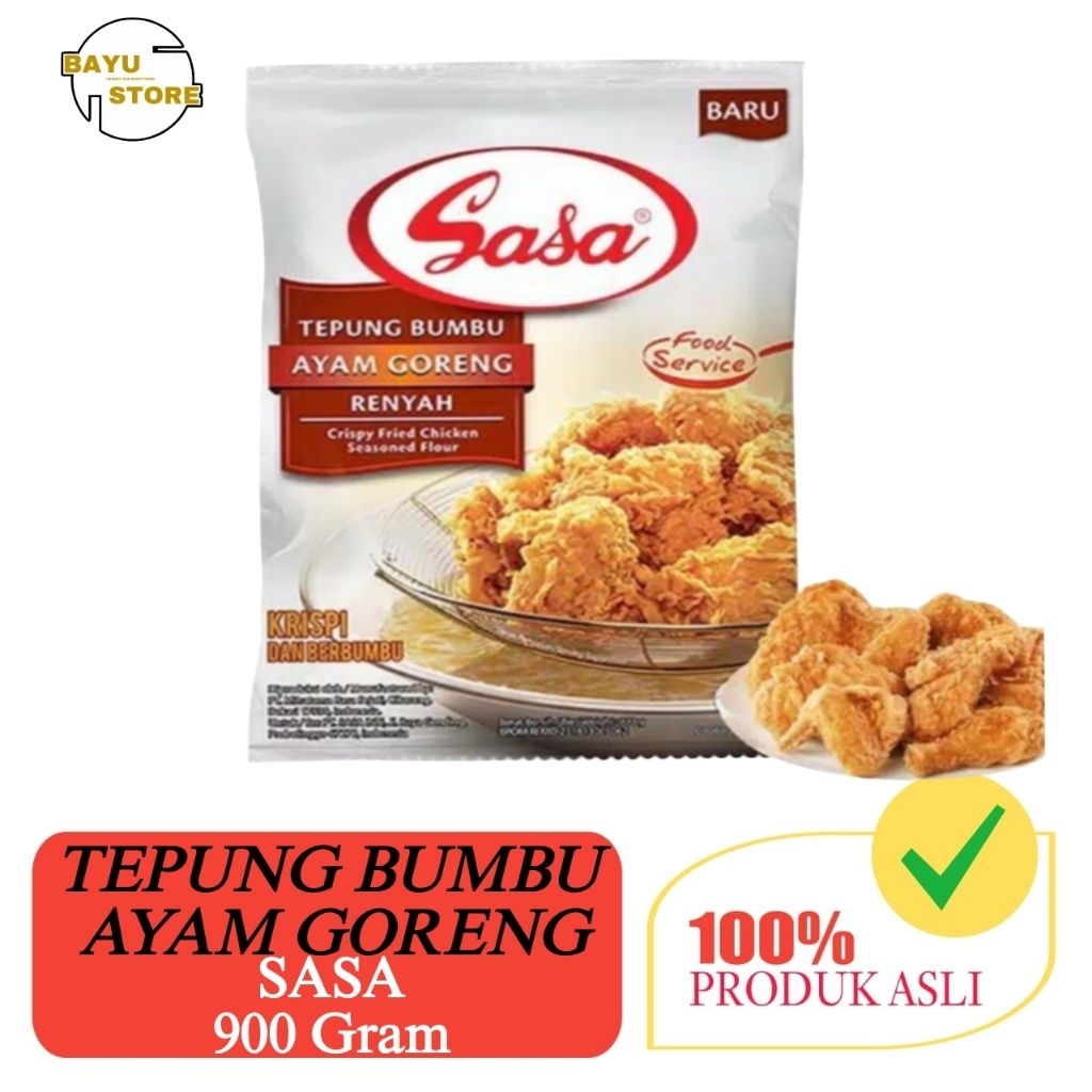 

Sasa Tepung Bumbu Ayam Goreng Renyah – 900g Food Service | Krispi & Berbumbu
