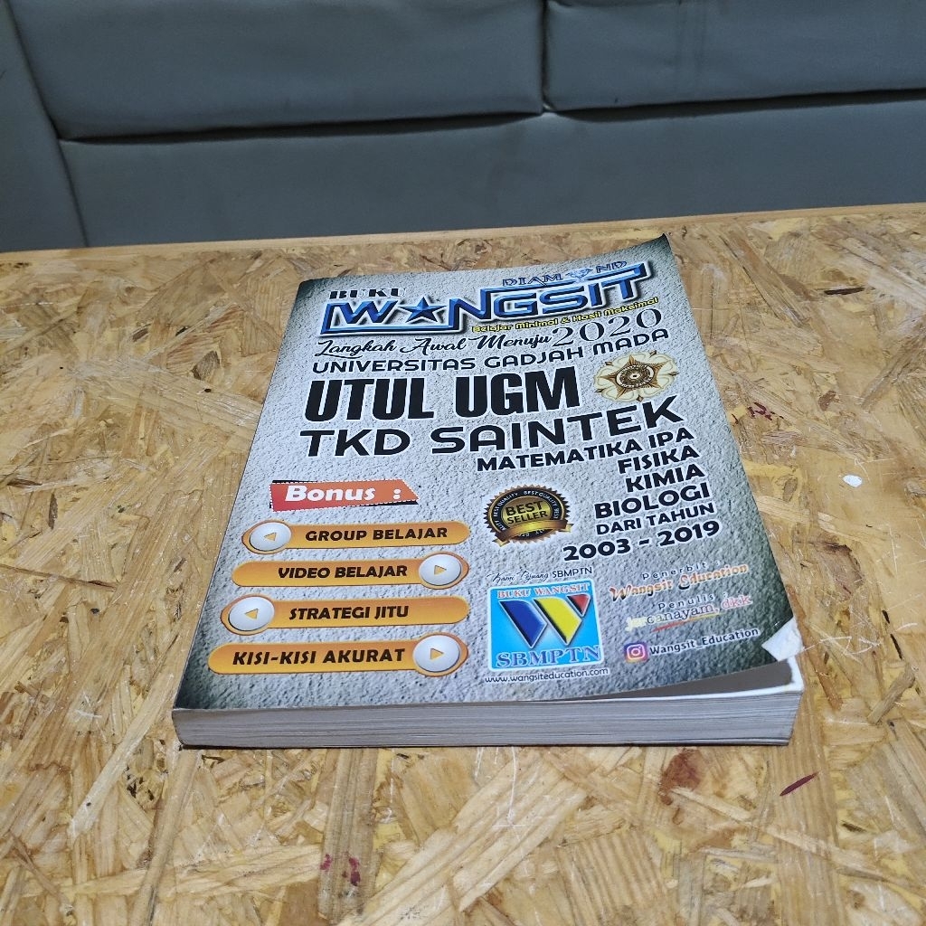 Buku Wangsit Diamond UTUL UGM 2020 TKD Saintek