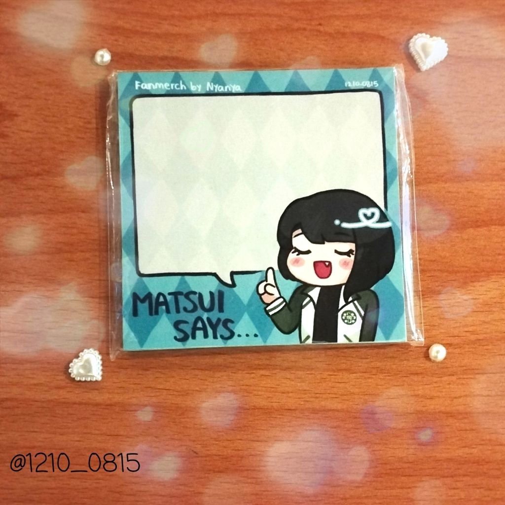 

【FANMERCH TOUKEN RANBU】Matsui Says - Memopad