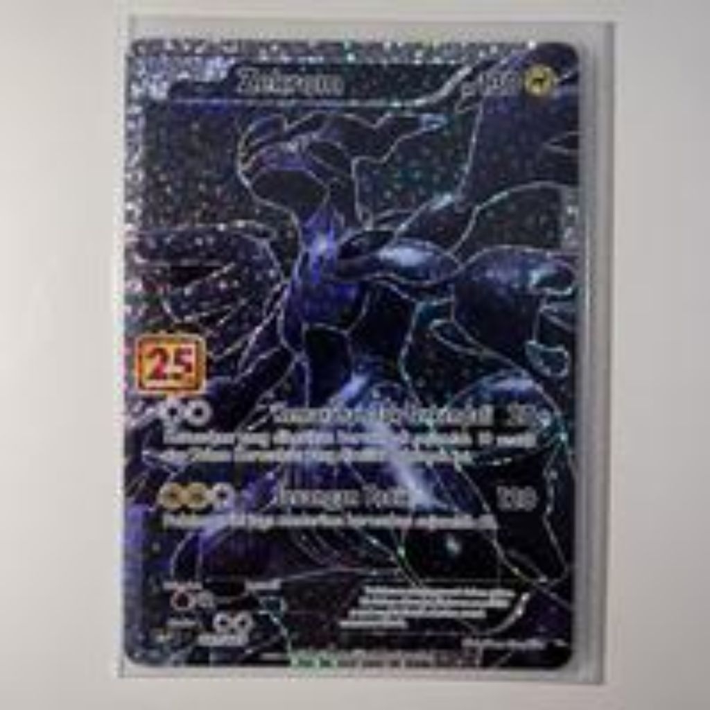 kartu pokemon zekrom 25th