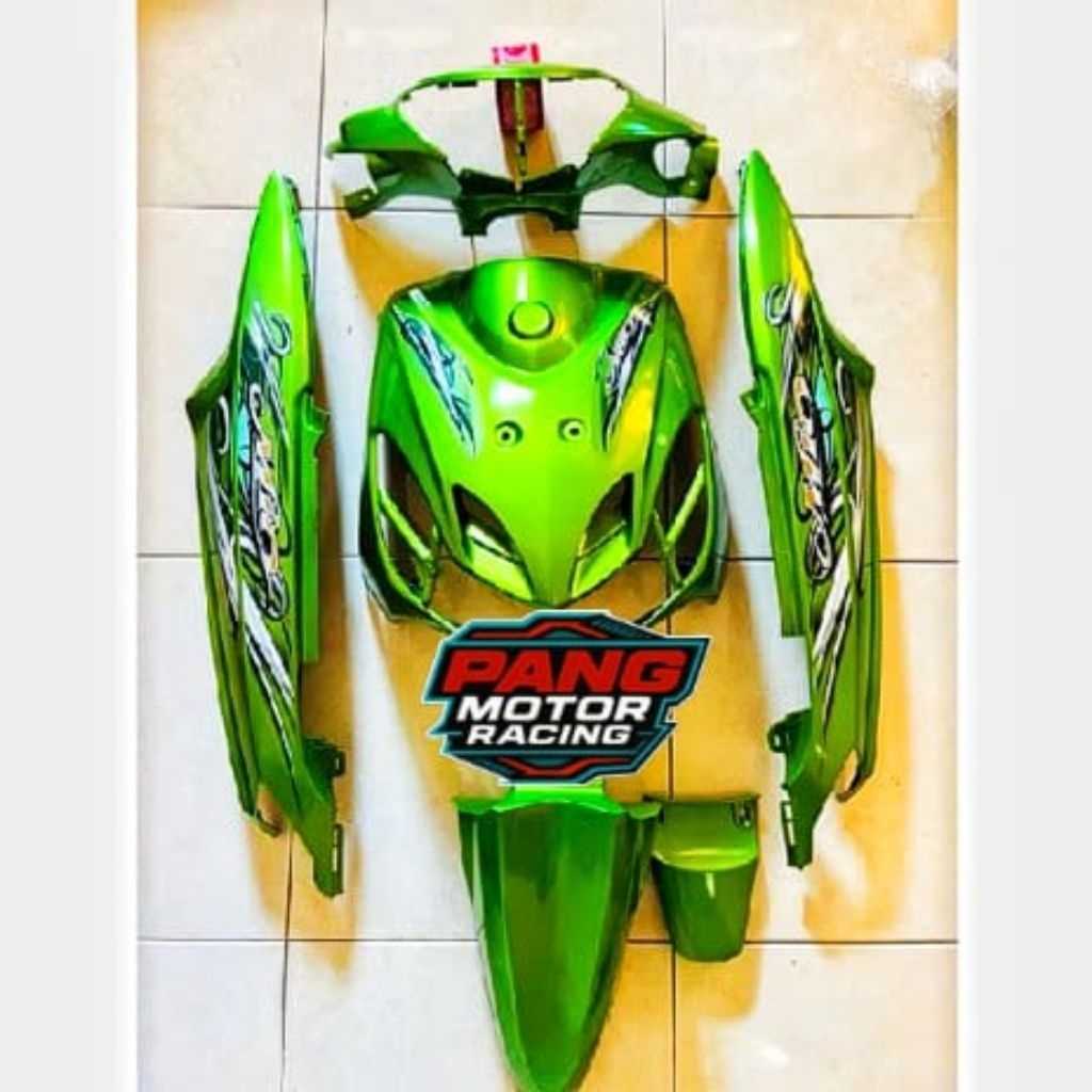 Body Set Mio SMILE Hijau mutiara Body halus fulset MIO HIJAU