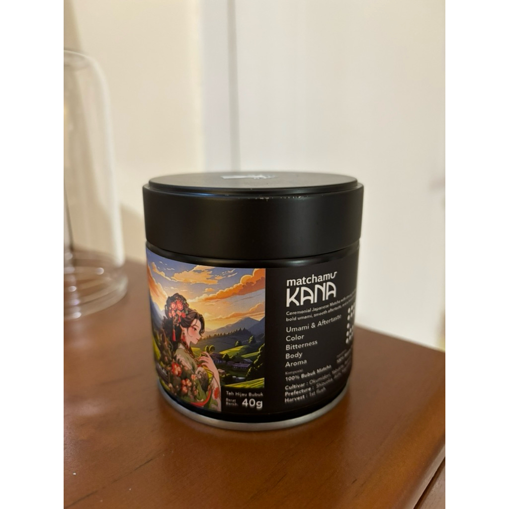 

READY STOCK Matchamu Kana tin can 40 gr ceremonial grade