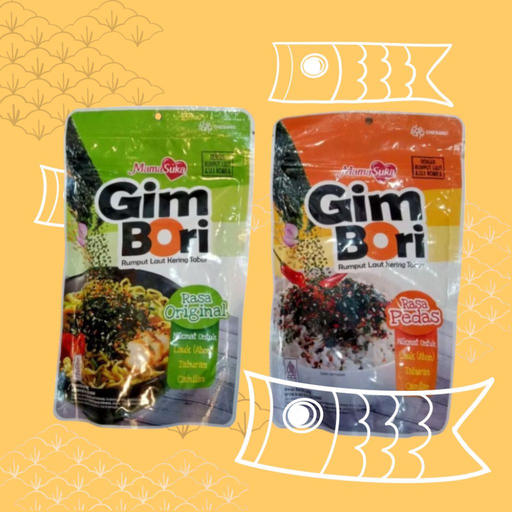 

Mama Suka GimBori | Rumput Laut kering Tabur 60gr