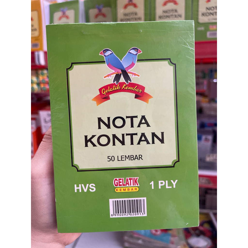 

NOTA KONTAN 1 PLY / NOTA KECIL 1 PLY 50 LEMBAR