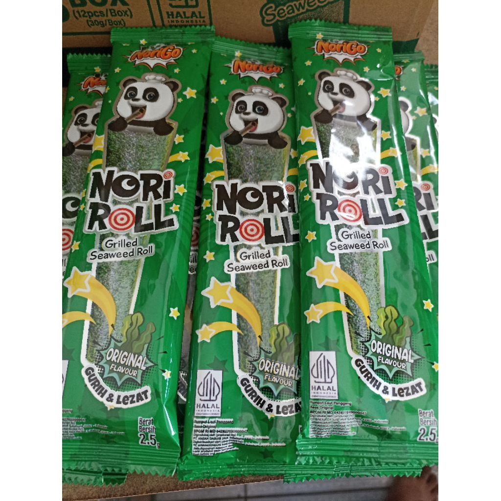 

NoriGo Nori Roll Grilles Seaweed Roll 12 pcs x 2.5g