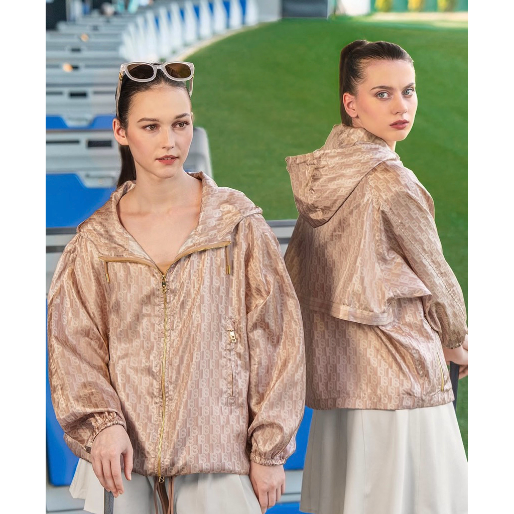 LEENA MONOGRAM PARKA & JACKET BUTTONSCARVES