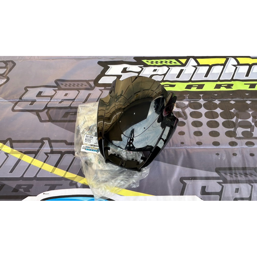 BATOK DEPAN SET VISOR RXZ CATALYZER RX-Z NEW WARNA HITAM IMPORT HLD MALAYSIA