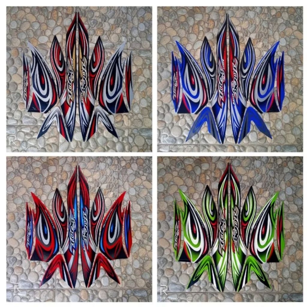 Stiker Striping Lis Body Motor Mio Soul 2008 Standar