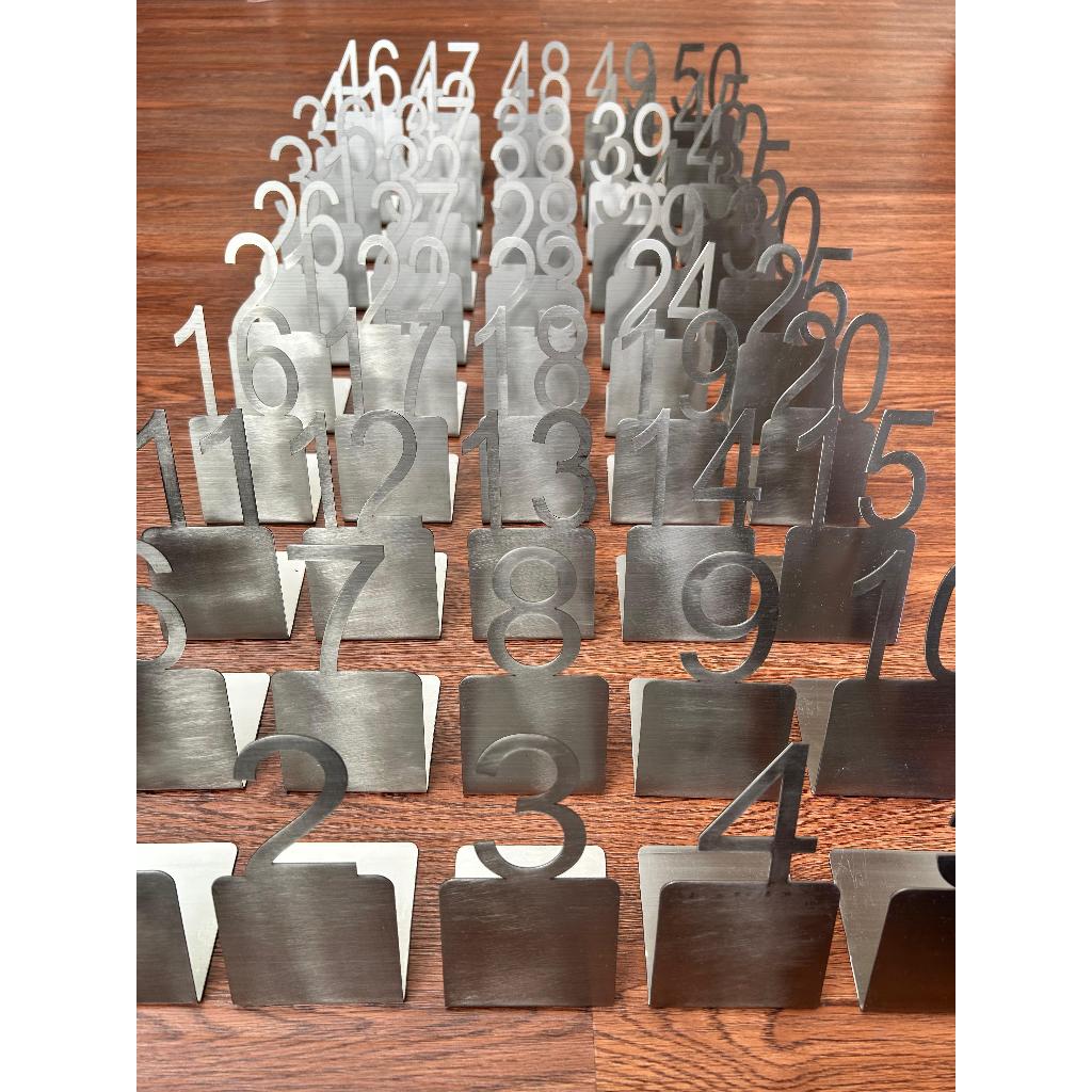 

Nomer Meja Cafe & Resto Bahan Stainleess Awet dan Minimalis| Penanda Nomer Meja No 1-50