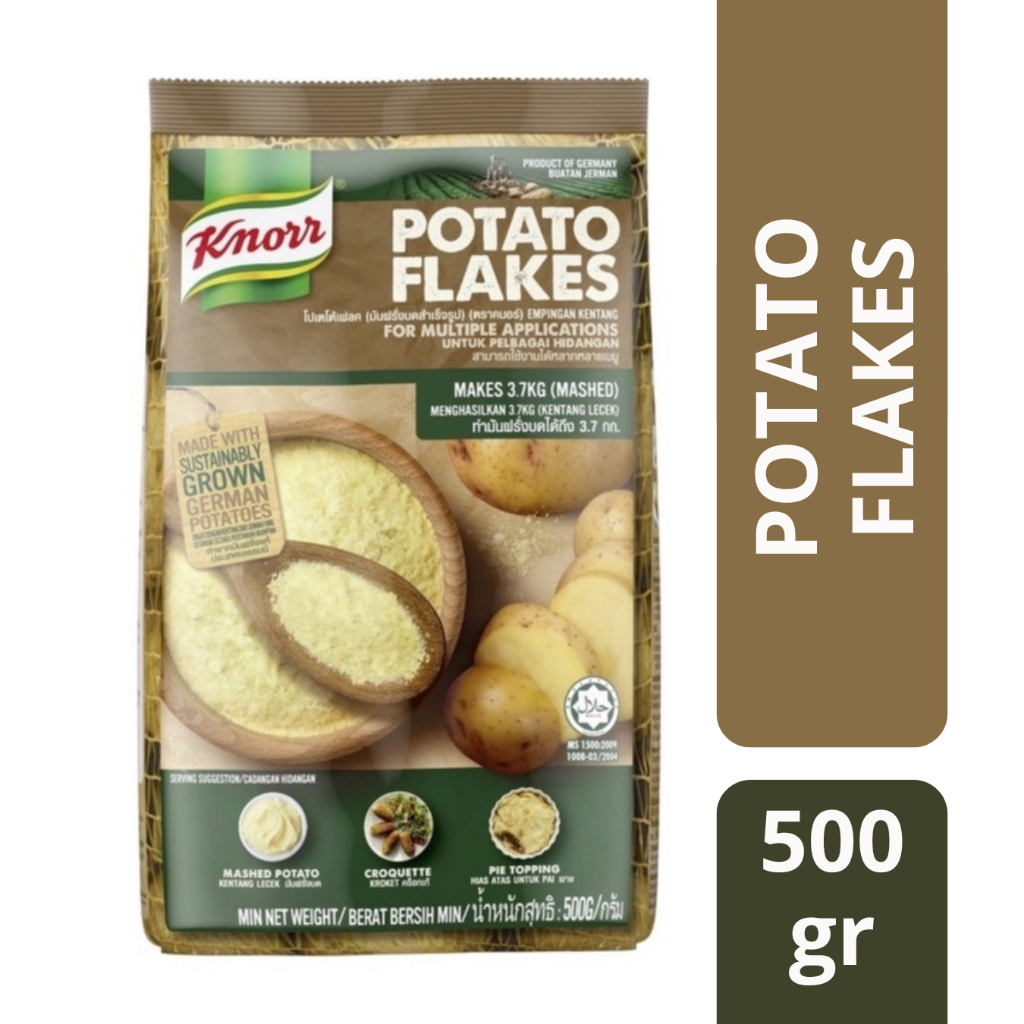 

KNORR Mashed Potato 500g / Potato Flakes / Tepung Kentang Serpih
