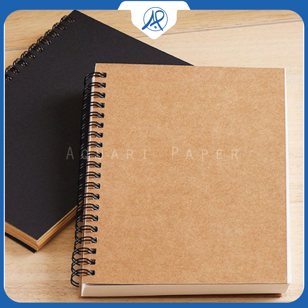 

SKETCHBOOK A5/BUKU CATATAN NOTEBOOK A5 / BUKU GAMBAR MURAH BERKUALITAS COVER COKLAT/HITAM