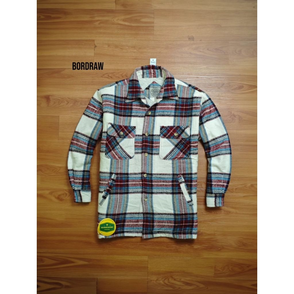 Casual flanel sherpa veterano Outer jacket