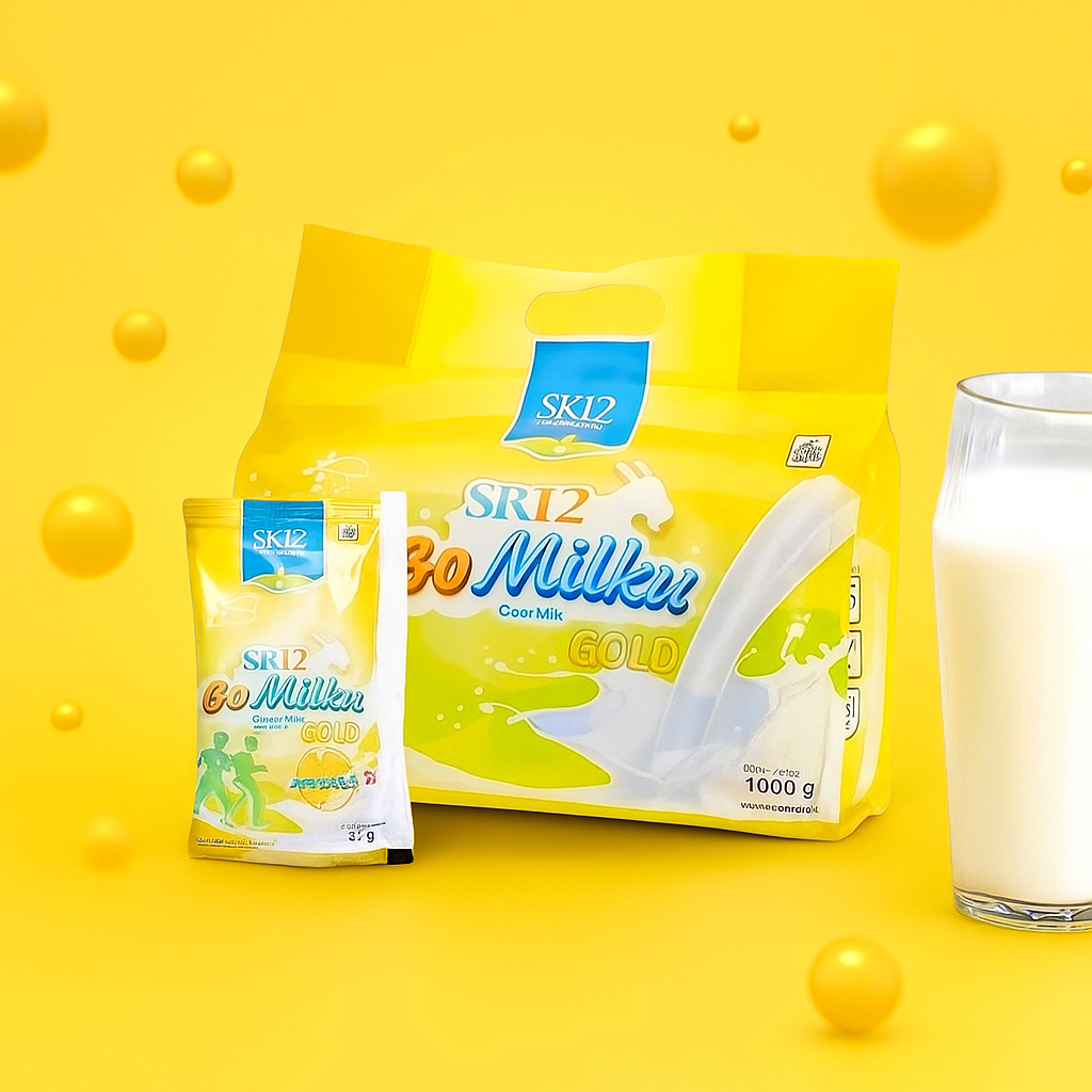 

Susu Go Milku Gold Sachet SR12 Susu Kambing Etawa isi 40pcs | go milku sr12 susu kambing etawa