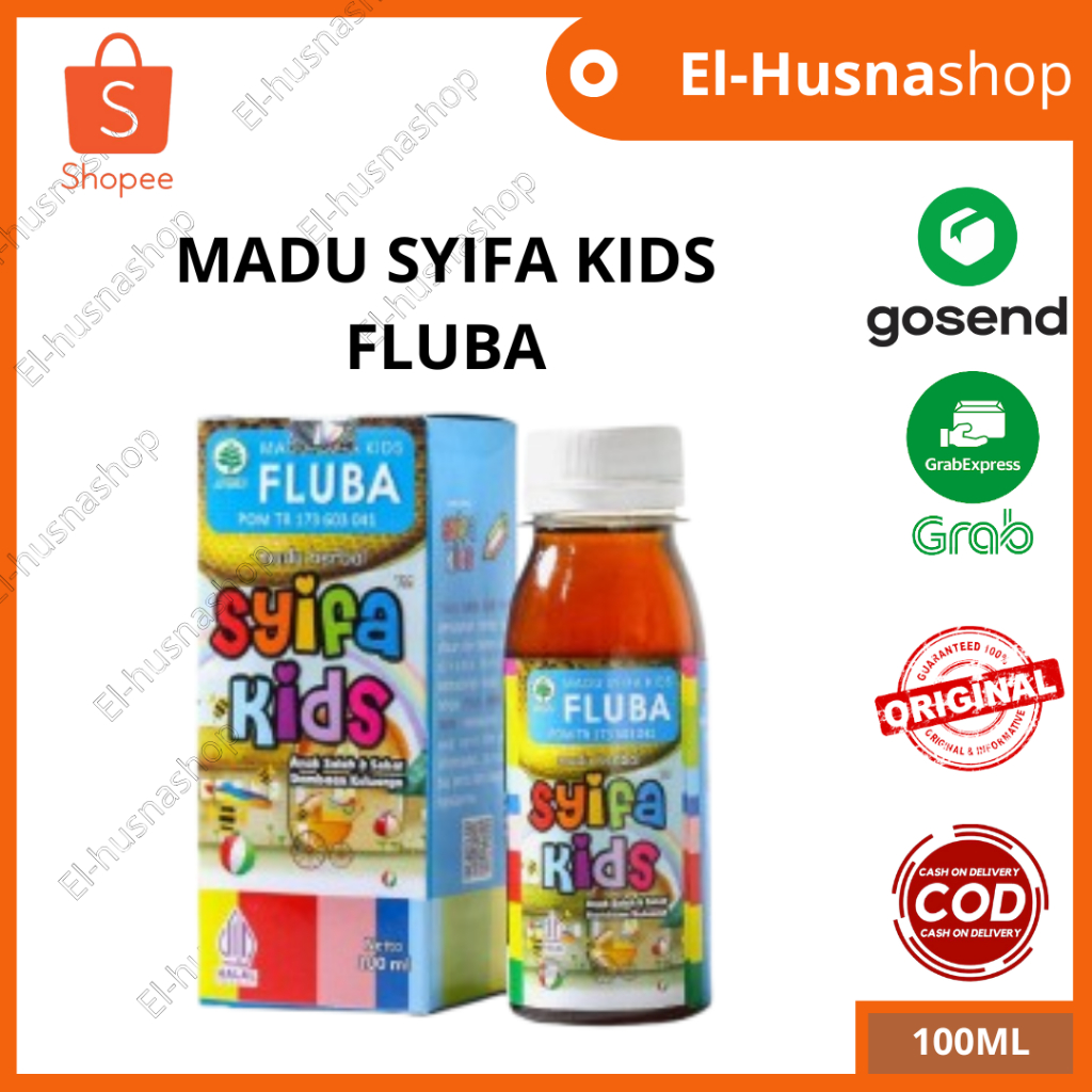 

Madu Syifa Kids Fluba Madu Anak Flu Dan Batuk 100ml Asli Original
