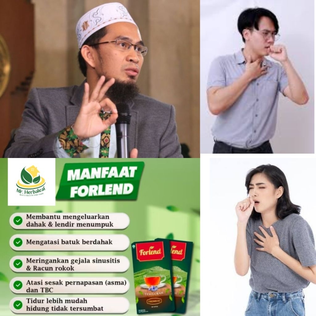 

Teh Gurah FORLEND- Atasi Batuk Berdahak, Asma, Sinusitis, Hidung Tersumbat- BPOM Halal