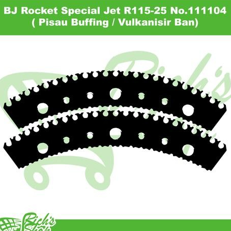 BJ Rocket Special Jet R-115-25 273mm Pisau Vulkanisir No.111104