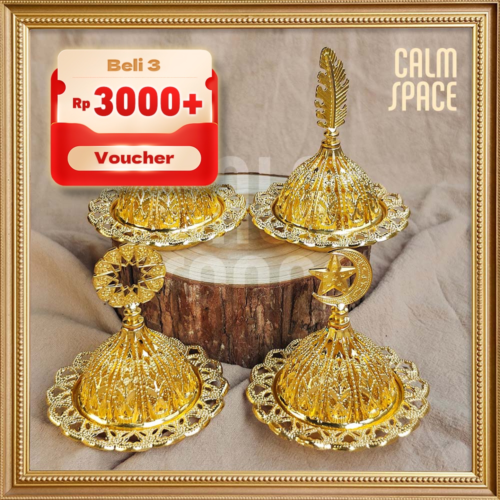 Tempat Bakar Dupa Mabkharah Bukhur Logam Warna Emas Arab Mabkharah Pembakar Dupa Mini Tempat Bakar D