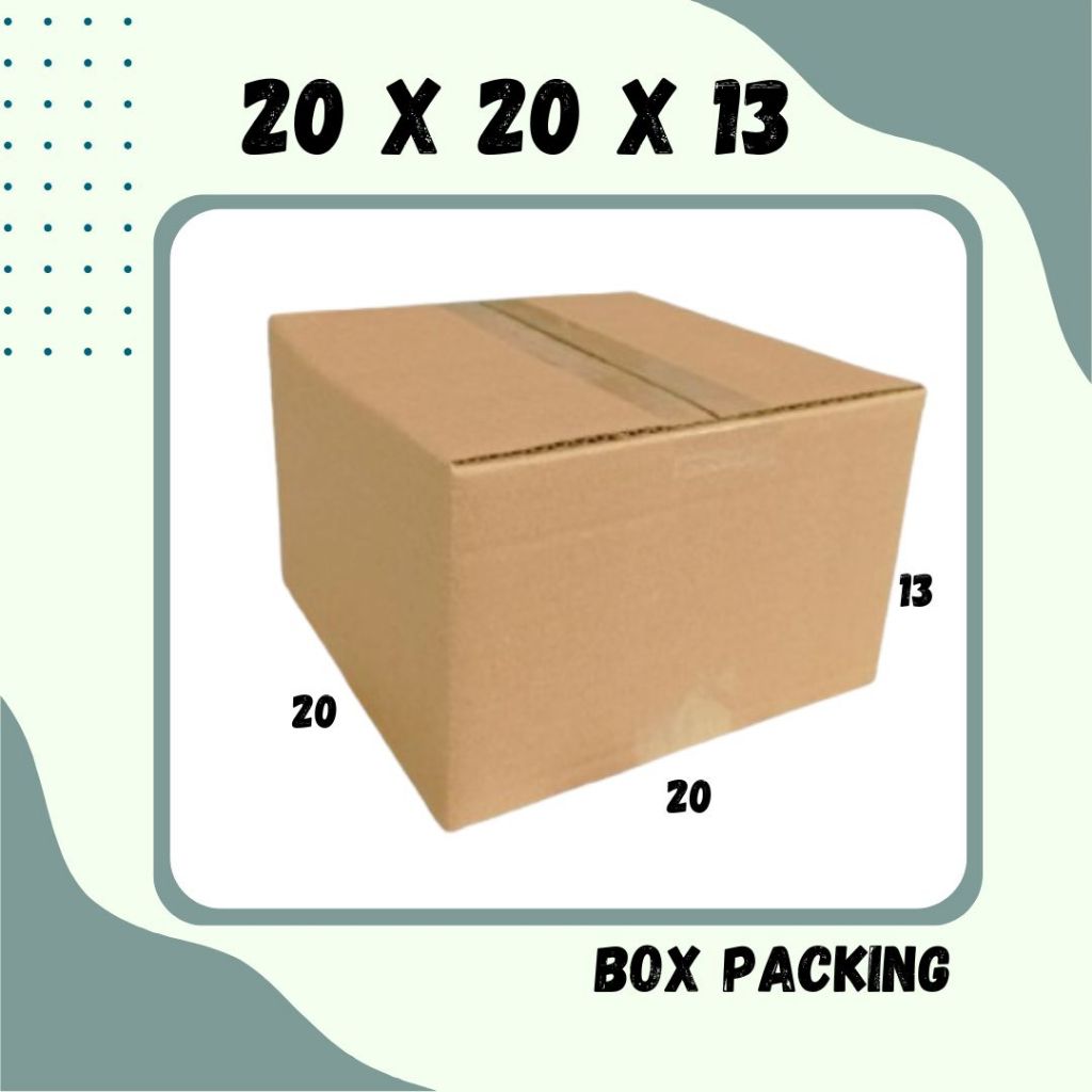

Kardus 20x20x13 A1 Packing Olshop Dus Kotak Kemasan Box Topi Boneka Minyak Madu Sahabat UMKM