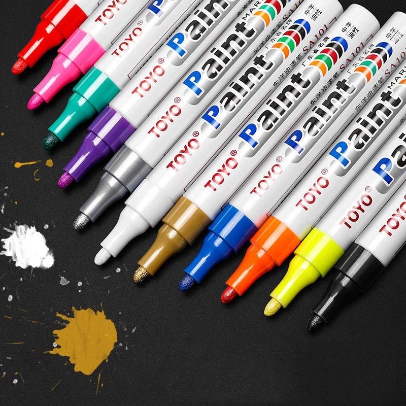 

Spidol Ban Mobil Motor TOYO/ban paint Permanent Marker- YuanYuan MALL