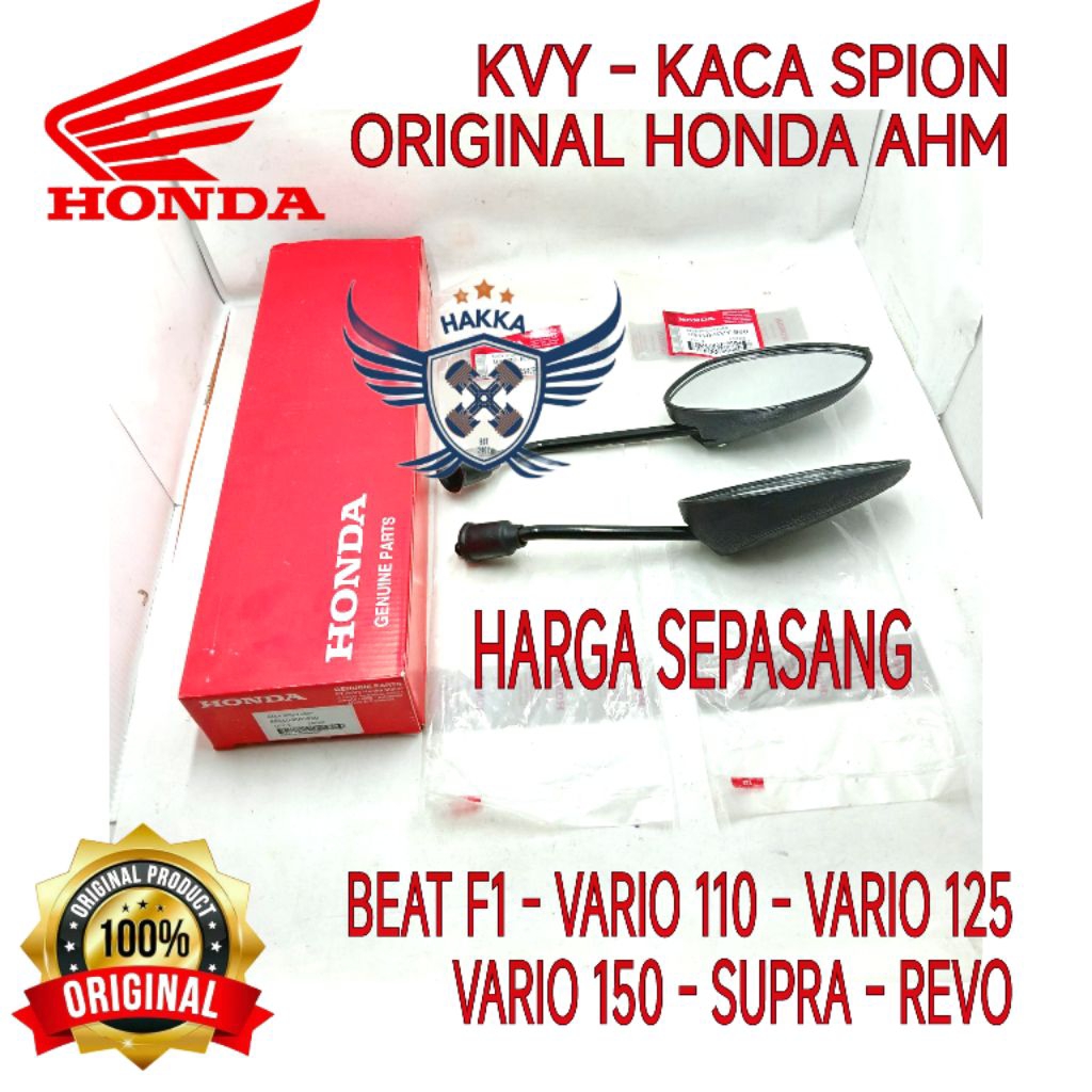 KVY ORIGINAL KACA SPION HONDA BEAT F1, KACA SPION HONDA VARIO 110, KACA SPION HONDA VARIO 125, KACA 