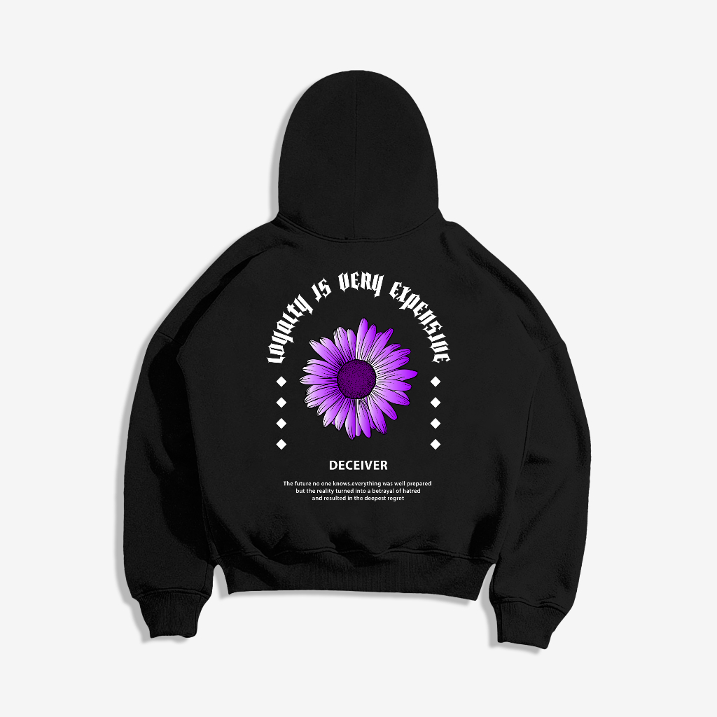 GENTIL - Hoodie Boxy Oversize Loyalty Is Expensive M - XXL ( Pria & Wanita )