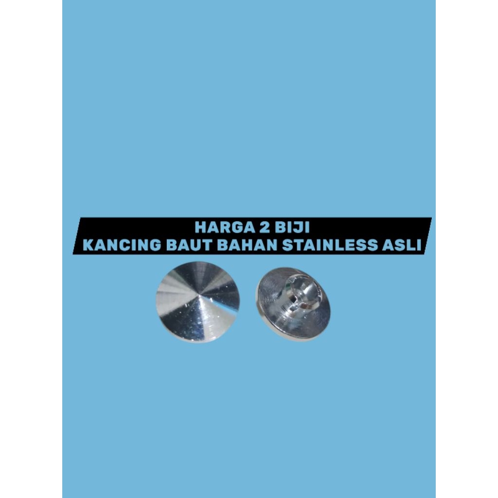2 pcs kancing baut stainless L4 tutup baut L stenlis L4 kancing baut steblis L4 tutup baut L stainle