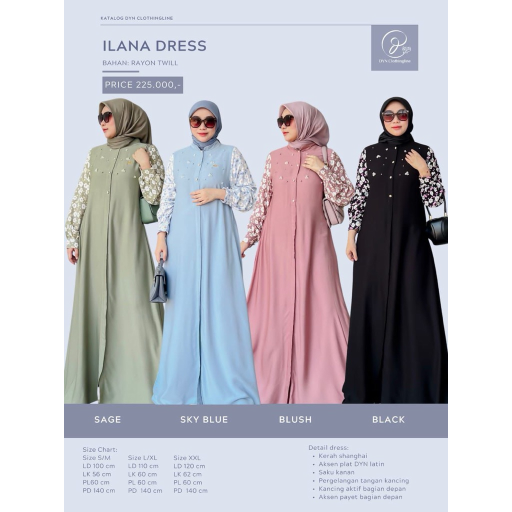 ILANA DRESS DYN CLOTHINGLINE