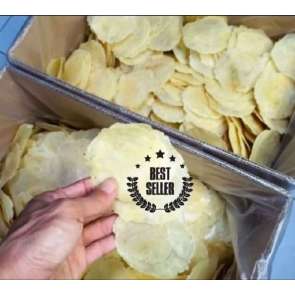 

Krupuk Melinjo Mentah Super Original khas Banten MURAH MERIAH 1(kg) Promo