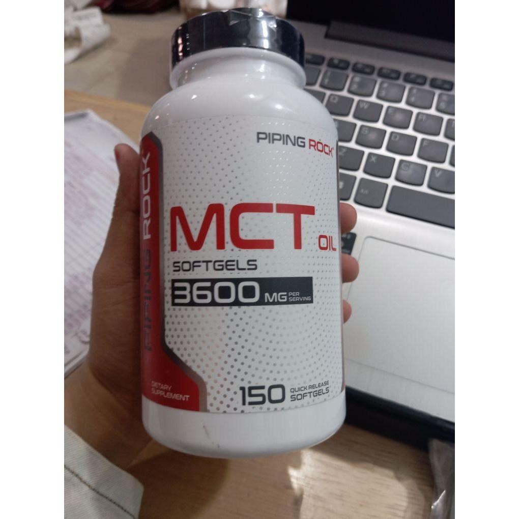 PipingRock MCT Oil 3600mg - 150 Softgels