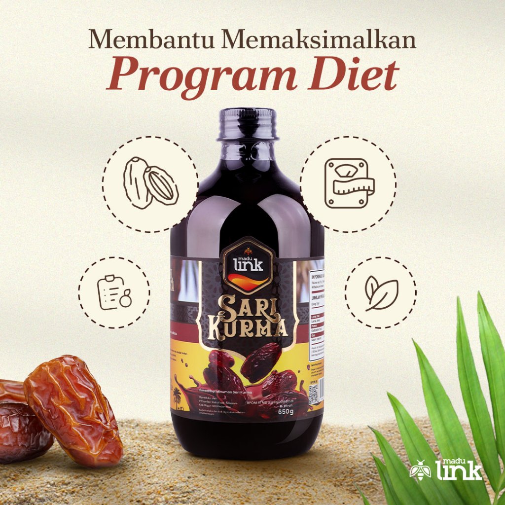 

LINK - Sari Kurma 650gr Original BPOM Untuk Menambah Tenaga StaminaTubuh