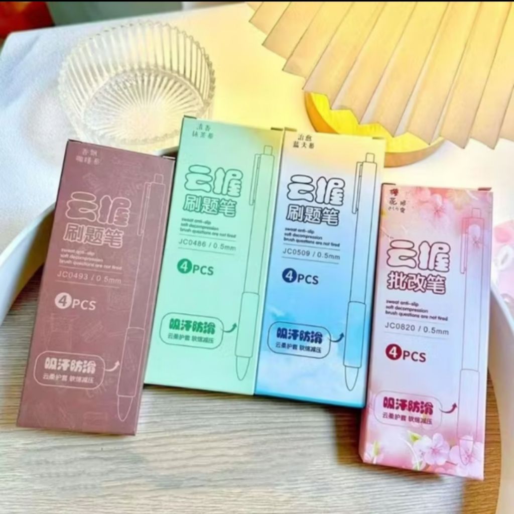 

Satu Set Pulpen Warna Pastel/ Satu Set 4 Pcs Pulpen 0,5/ Pulpen Warna Pastel