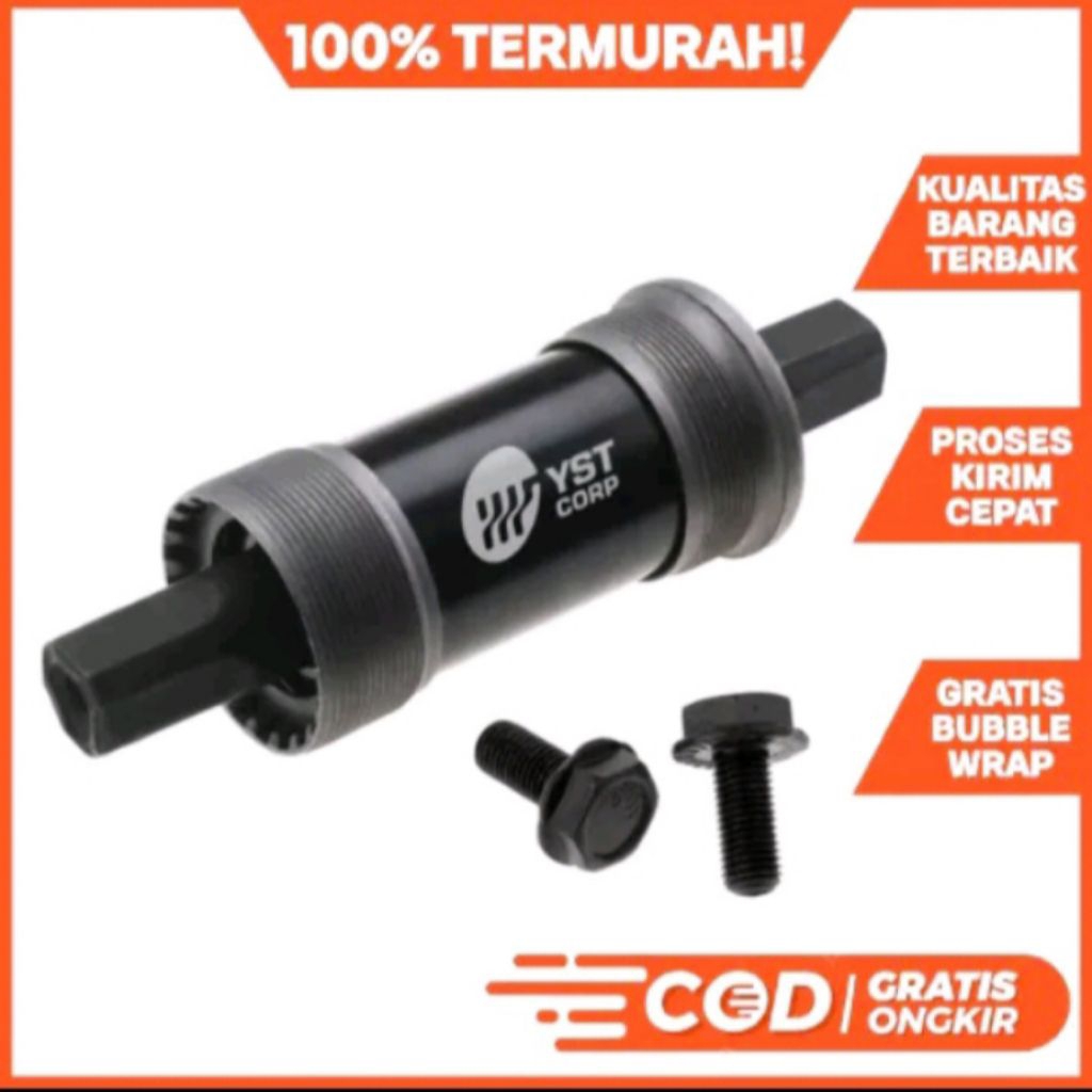 Bottom Bracket YST BB Sepeda Kotak Bearing Panjang 113.5L BB BOTOM BRACKET SEPEDA SEALED BEARING SEP