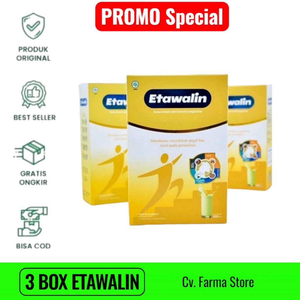 

Buy 2 Free 1 - Susu Asam Urat Kolestrol Rematik Nyeri Sendi Tulang Pada Tubuh Original Asli