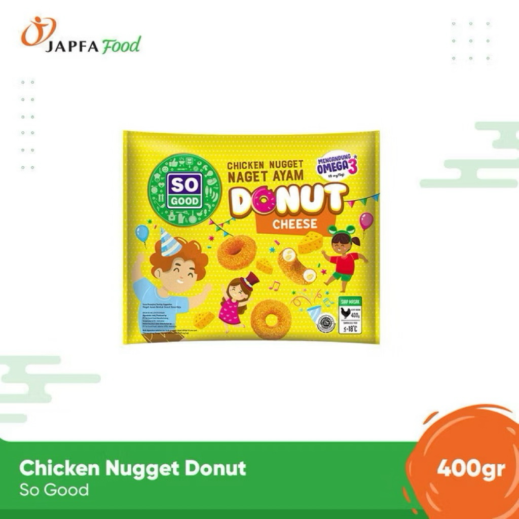 

So Good Chicken Nugget Donut Cheese 400gr