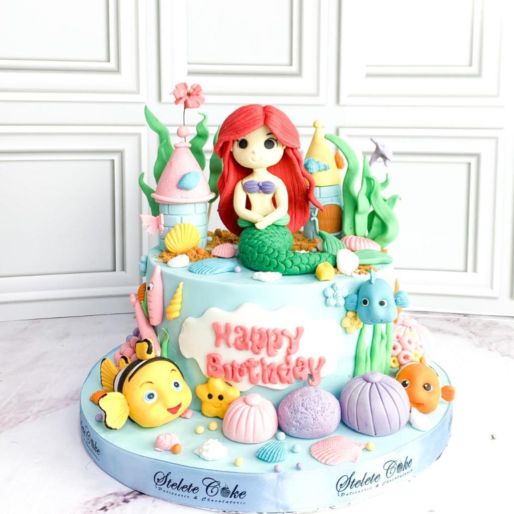 

Kue Ulang Tahun/Birthday Cake/Kue Ultah Tema mermaid/Kue Ultah tema Putri Duyung/Kue Birthday Jakarta