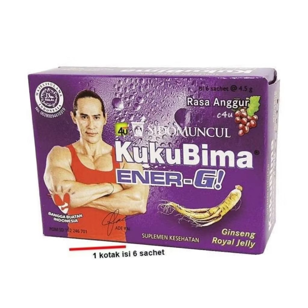 

Kuku Bima Rasa Anggur 1 kotak isi 6