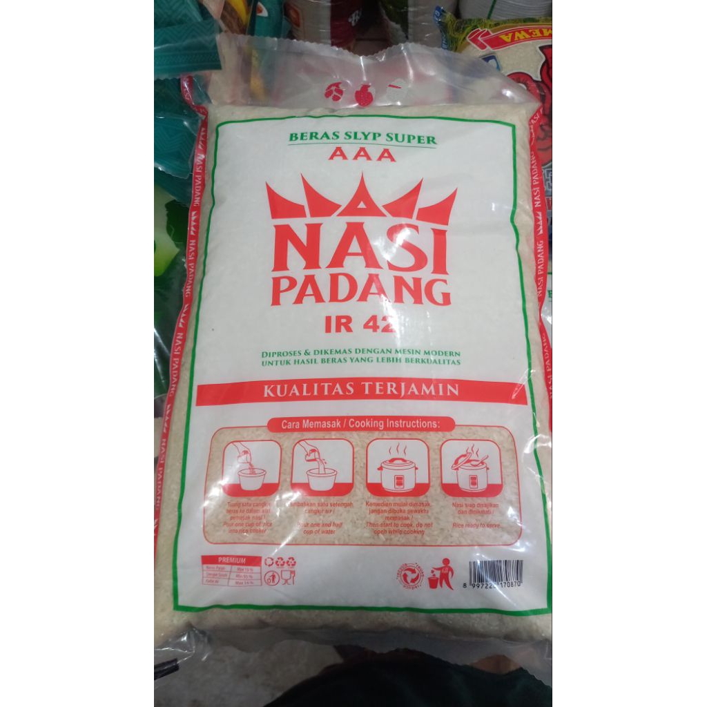 

BERAS SLYP SUPER AAA NASI PADANG 5KG