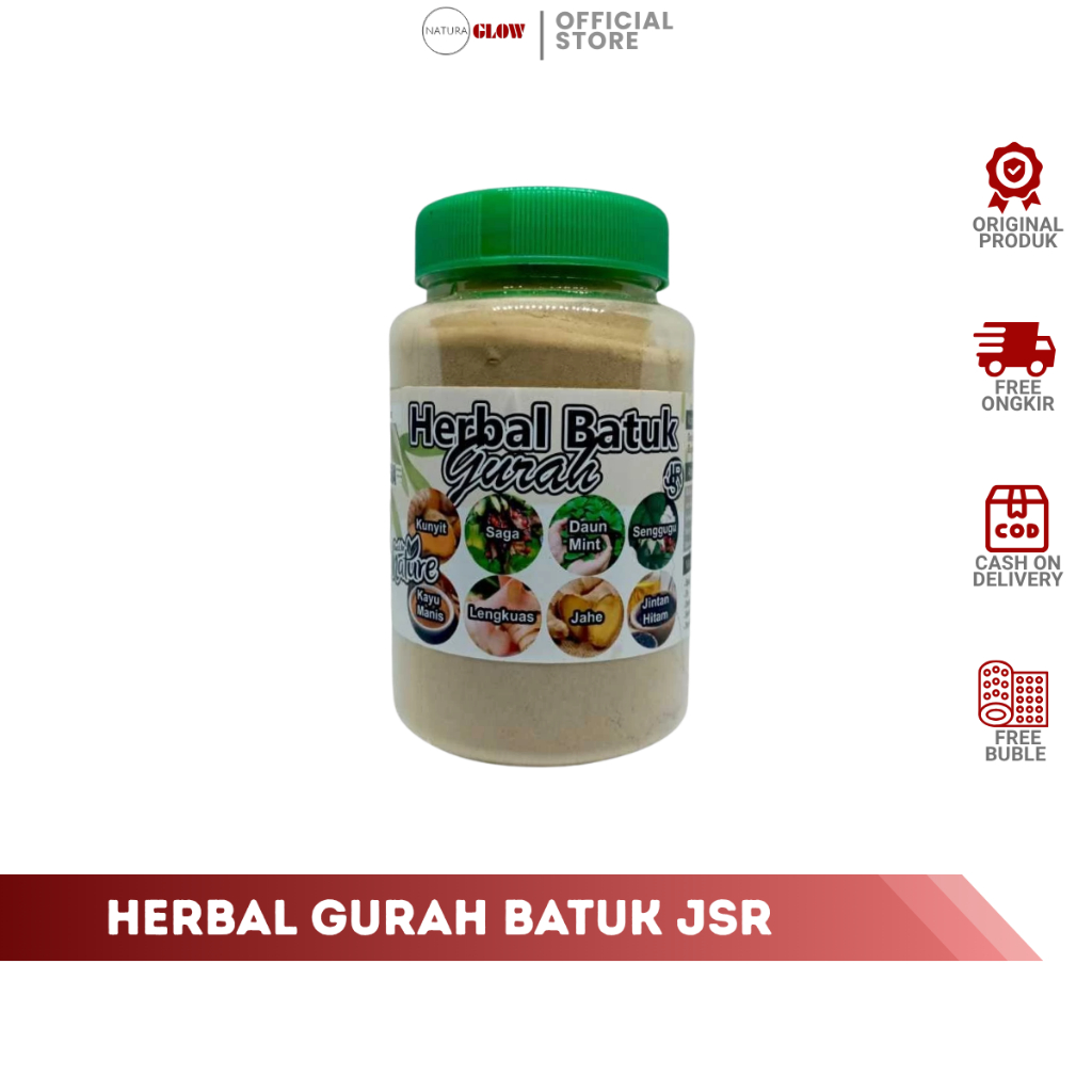 

HERBAL GURAH BATUK JSR – atasi batuk flu, radang & sinusitis | cocok untuk batuk menahun & sesak | rempah gurah alami