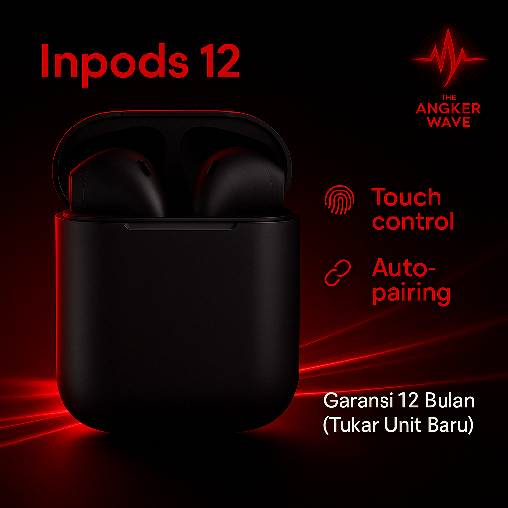 AngkerWave Inpods Earphone Bluetooth i12 TWS Headset Macaron