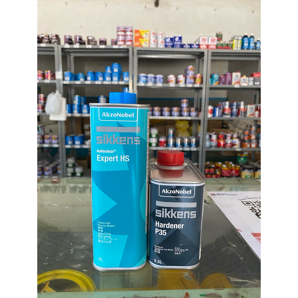 CLEAR COAT SIKKENS EXPERT HS 1 LITER + HARDENER P35 0,5 LITER