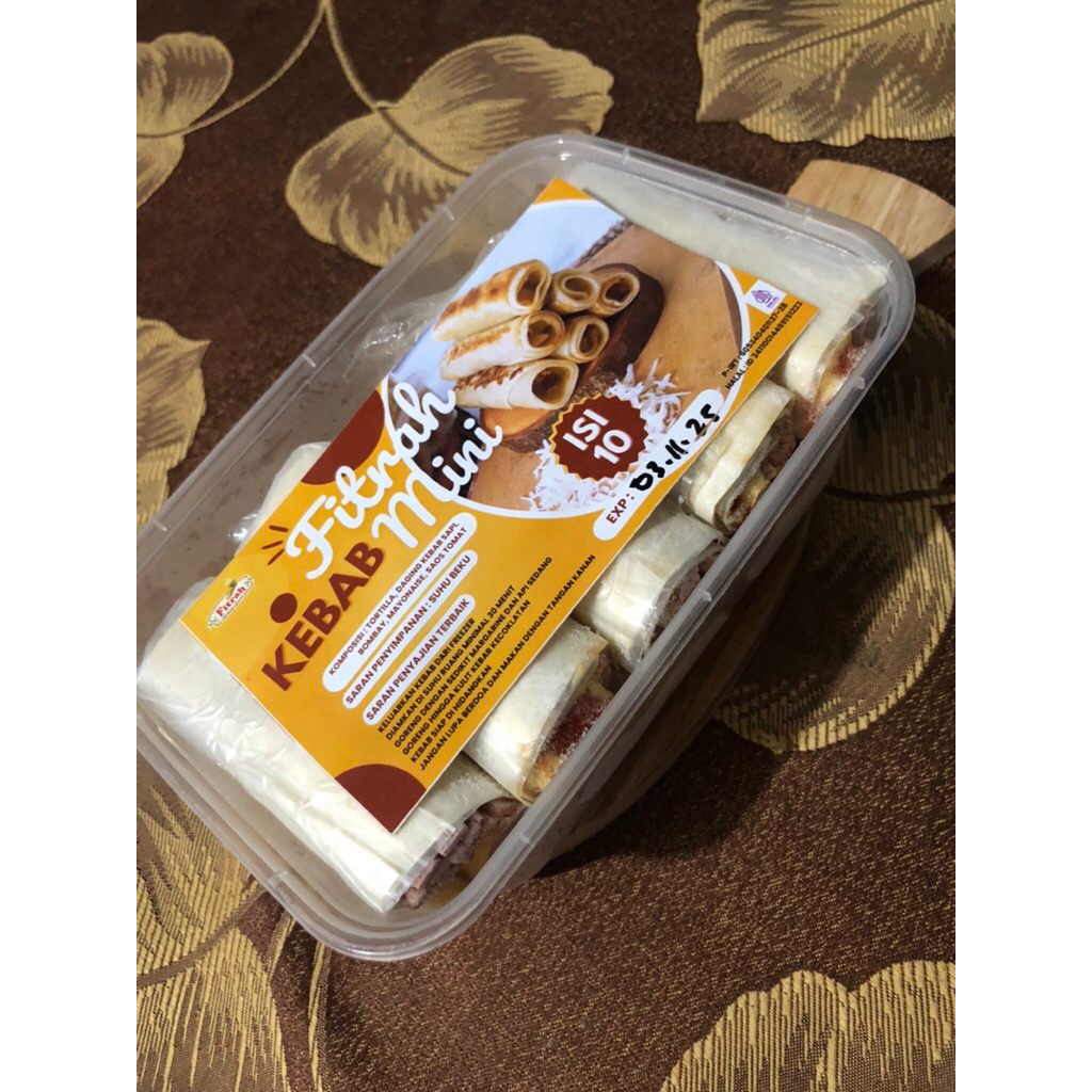 

kebab frozen fitrah mini tidak pedas