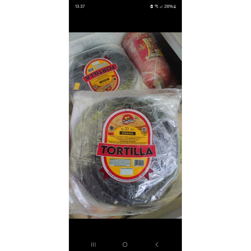 

Tortilla black/ kulit kebab hitam 22cm