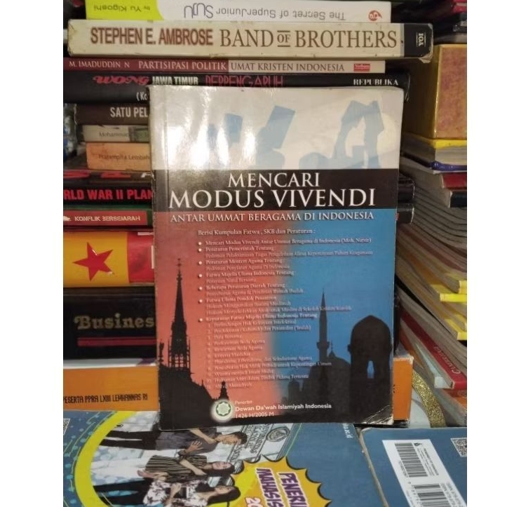original buku mencari modus vivendi antar ummat beragama di Indonesia