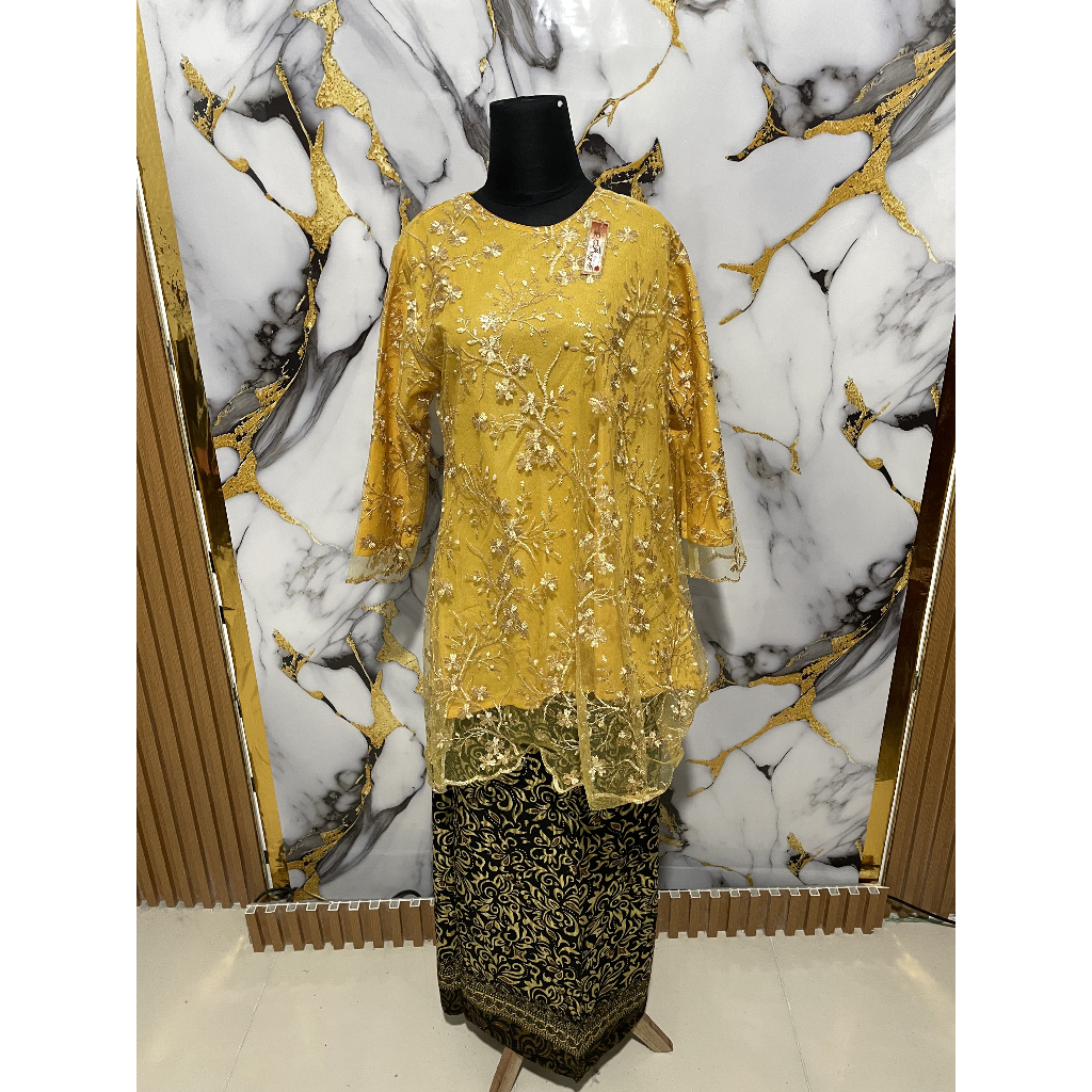 Kenangabusana - Batik Couple Amalia Amelia Brukat Tile Bordir Murah Set Pasangan Lamaran Tunangan Wi