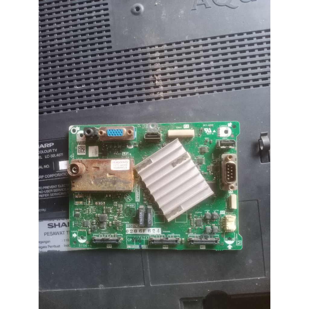 Mesin Tv LED/LCD sharp Mobo, MB, Matherboard, Mainboard