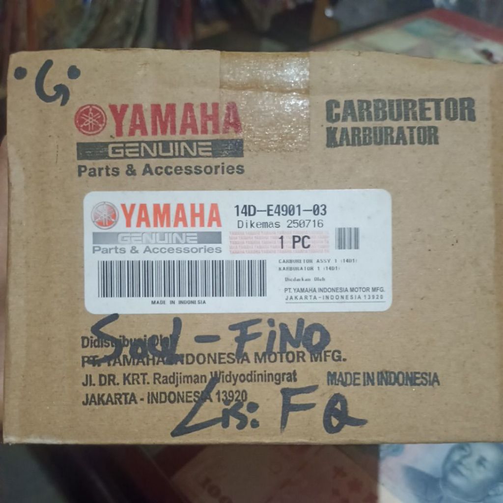 karburator soul - Fino original Yamaha 14D-E4901-03